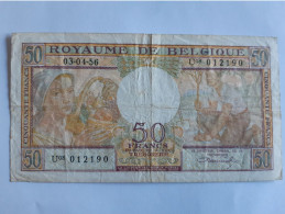 Ancien Billet De Banque De Belgique - 50 Francs - Agriculture .. Lot63 - Altri & Non Classificati