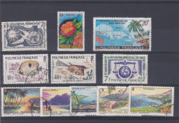 LOT 2150 POLYNESIE FRANÇAISE  N°11-15-1719-21-25-30-31-32-33-34  Oblitérés - Colecciones & Series