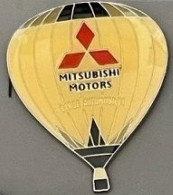 BALLON A AIR CHAUD - MONTGOLFIERE -VOITURE MITSUBISHI MOTORS - CAR - LOGO - BARGE AUTOMOBILES - BALLOON - (32) - Mitsubishi