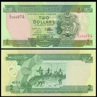 Solomon Islands  2 Dollars  2006   C/3 Prefix   P 25 A  Crisp Gem UNC - Solomon Islands