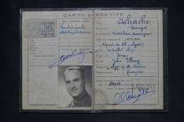 VIEUX PAPIERS - Carte D'Identité établi à Alger En 1949 - L 164815 - Materiale E Accessori