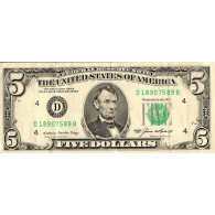 ETATS-UNIS - PICK 475 - 5 DOLLARS 1985 'D' - TTB+ - Non Classificati