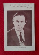 ANTIGUA FICHA TARJETA CROMO COLLECTIBLE CARD CHROME CHROMO O SIMIL DE CINE ACTOR ACTEUR JOHN BARRYMORE USA B. FILMS... - Other Formats