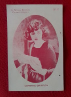 ANTIGUA FICHA TARJETA CROMO COLLECTIBLE CARD CHROME CHROMO O SIMIL DE CINE ACTRESS ACTRIZ ACTRICE CORINNE GRIFFITH USA.. - Other Formats