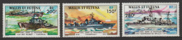 Delcampe - WALLIS Et FUTUNA - 1978 - SERIE COMPLETE N° 210/212 ** MNH - COTE = 51.5 EUR. - NAVIRES DE GUERRE - Unused Stamps