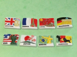 TC10 / Fève / Sèrie De Fèves Complète : Les Drapeaux Du Monde 2011 - Countries