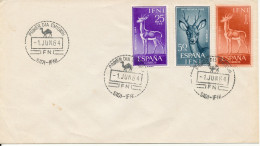 Ifni FDC 1-6-1964 Gazelles Complete Set Of 3 - Autres & Non Classés