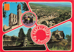 [-5%] FRANCE - Forcalquier - Haute Provence - Cathédrale ND Du Bourguet - Vue Générale - Clocher - Labyrinthe  - Carte P - Forcalquier
