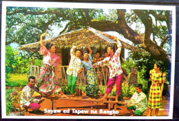 Delcampe - PHILIPPINES POSTCARD SAYAW ED TAPEW NA BANGKO, NATIVE  DANCE. - Philippinen