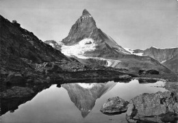 [-5%] SUISSE - Zermatt - Rifelsee Mit Matterhorn - Rocher - Montagne - Gyger Und Klopfenstein - Carte Postale Ancienne - Zermatt