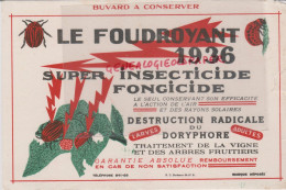 AGRICULTURE - BUVARD LE FOUDROYANT -SUPER INSECTICIDE FONGICIDE - DORYPHORE TRAITEMENT DE LA VIGNE - Landbouw