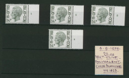 Delcampe - Collection / Collectie ELSTROM (n° De Planche) - 14F N°1823 Papier Polyvalent X4** (MNH) N°1 à 4 / Gomme Blanche. - 1971-1980