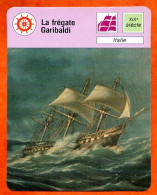 La Frégate Garibaldi Bateau Italie Fiche Illustrée Cousteau  N° 2253 - Barcos