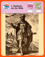 L'Anabase Les Dix Mille Grèce Fiche Illustrée Cousteau  N° 3251 - Barcos