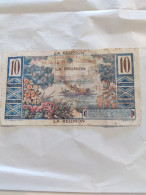 Billet Colbert île De La Réunion - 10 Francs - Numéro 029993358 - Reunion