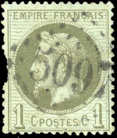 25 - SINOPE/ORDOU. 1c. Lauré (déf.), Obl. GC 5097. SUP. R. - 1849-1876: Classic Period