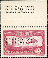 6d - 1F.50 Carmin. Perforé EIPA30. HdeF. Perforé. SUP. - Other & Unclassified