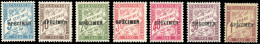 28-CI2/40-CI2 - Timbres-Taxe. 7 Valeurs. Surcharge SPECIMEN. TB. - Instructional Courses