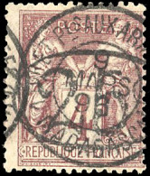 26 - 25c. S/4c. Lilas-brun S/gris. Obl. SUP. - Other & Unclassified