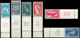45809 - Poste Aérienne. Série Complète. 6 Valeurs Avec TABS. SUP. - Other & Unclassified