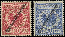 3+4 - 10p. Rouge+20p. Bleu. TB. - Marshall Islands