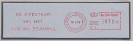 8900 CC Leeuwarden "De Directeur Van Het Huis Van Bewaring" - Machines à Affranchir (EMA)
