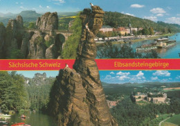 1 AK Germany / Sachsen * Sächsische Schweiz - Elbsandsteingebirge - Weitere Infos Siehe Die Rückseite * - Bastei (sächs. Schweiz)