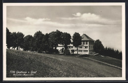 AK Rehetobel, Gasthaus Z. Gupf J. Oertle, Gesehen Von Einem Hang Aus  - Rehetobel