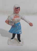 I123946 Pastorello Presepe - Statuina In Plastica - Donna - 5 Cm - Kerstkribben