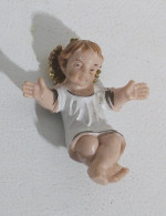 I123949 Pastorello Presepe - Statuina In Plastica - Gesù Bambino - 5 Cm - Kerstkribben