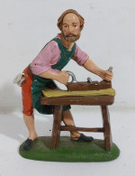 I123977 Pastorello Presepe - Statuina In Plastica - Falegname - 14 Cm - Kerstkribben