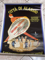FILIPPO ROMOLI:MANIFESTO CITTà DI ALASSIO-NEW POCKET SYMPHONY ORCHESTRA 1987. - Posters