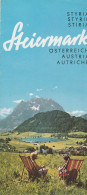 Delcampe - AUSTRIA  --  STEIERMARK   --  TOURIST MAP  --  BROCHURE   --  21 Cm X 10 Cm - Dépliants Turistici