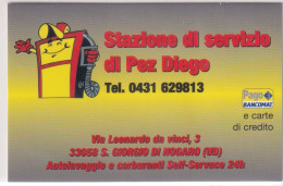 Delcampe - Calendarietto - Stazione Di Servizio - Di Pez Diego - S.giorgio Di Nogaro - Anno 2015 - Kleinformat : 2001-...