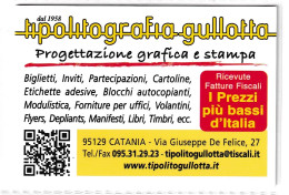 Delcampe - Calendarietto - Tipolitografia Gullotta - Catania - Anno 2015 - Kleinformat : 2001-...