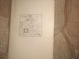 Carte 1915 Eisenbahn Und Telegraphenkarte Paris Ost - Topographical Maps