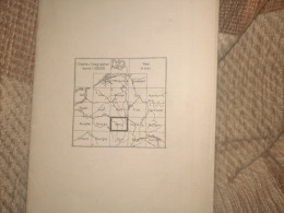 Carte 1915 Eisenbahn Und Telegraphenkarte Nancy - Topographical Maps