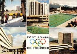 [-5%] FRANCE - Font Romeu - Cité Préolympique - Station - Divers Aspects - Lycée Climatique - Sportif - Animé - Carte Po - Prades