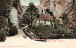 [-5%] SUISSE - Soleure - Einsiedelei B Solothurn - Chapelle - Statue - Ponton - Escaliers - Colorisé - Carte Postale Anc - Soleure