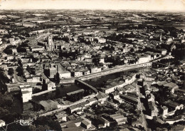 [-5%] FRANCE - Condom - Vue Générale Aérienne - Les Deux Ponts - Cathédrale St Pierre - Fleuve - Ville - Carte Postale - Condom