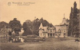 [-5%] BELGIQUE - Waereghem - Kasteel Delespaul - Château - Bâtiment - Etang - Bois - Ed Vermeersch - Carte Postale Ancie - Waregem