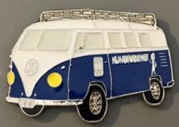 BUS VW COMBI BLEU & BLANC - PHARES JAUNE - GALERIE - KUNDENDIENST - VOLKSWAGEN - CAR - AUTOMOBILE - VOITURE - (30) - Volkswagen