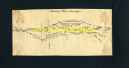 PONT-FAVERGER (MARNE) - BAHNHOF - PLAN DE LA GARE ALLEMAND - GUERRE 14/18 - Europa