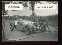 AUTOMOBILES - ARPAJON (ESSONNE) - JOURNEE DES RECORDS - DEPART DE DIVO SUR TALBOT - Autres & Non Classés