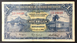 Trinidad & Tobago 1 Dollars 1939 Vf Lotto.067 - Trinidad & Tobago