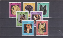 Delcampe - Lao/Laos Dogs 1987 Used - Hunde