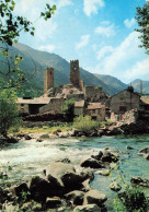 [-5%] FRANCE - Carol - Vieux Village - Tours - Ruine - Rivière - Rocher - Paysage - Montagne - Nature - Estel - Carte Po - Prades