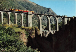 [-5%] FRANCE - La Cerdagne - Pont Séjourné - Ligne De Villefranche De Conflent à  La Tour De Carol - Train - Carte Posta - Prades