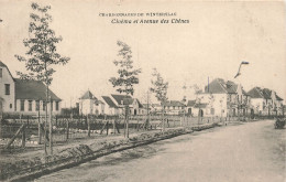 [-5%] BELGIQUE - Winterslag - Charbonnage - Cinéma - Avenue Des Chênes - Bâtiment - Champ - Clôture  - Carte Postale Anc - Genk
