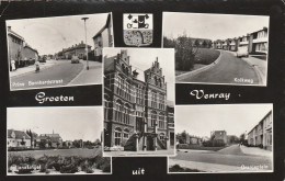 4951 35 Venray, Groeten Uit Venray. (Linksboven Een Vouwtje, Doordruk Stempel)  - Venray